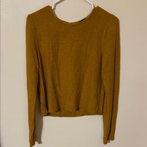 J. Crew Golden Long Sleeve Top medium